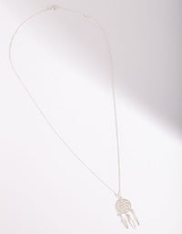 Sterling Silver Dreamcatcher Necklace - link has visual effect only