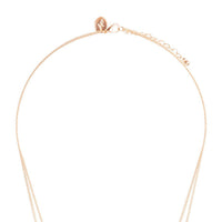 Gold Double Threaded Circle Necklace - link has visual effect only