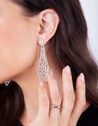 Rhodium Crossover X Ring - link has visual effect only
