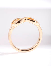Gold Infinity Ring - link has visual effect only