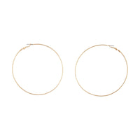 Gold Super Hoop Earrings - link has visual effect only