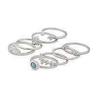 Fine Silver Textured Ring Pack - link has visual effect only