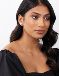Sterling Silver Diamante Vine Crawler Earrings - link has visual effect only