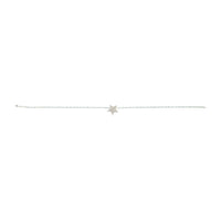 Sterling Silver Choker with Star Pendant - link has visual effect only