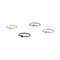 Metals Nose Ring 4 Pack - link has visual effect only