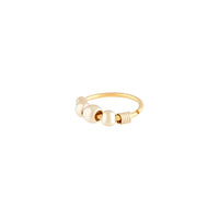 Gold Surgical Steel Graduating Ball Mini Hoop Earrings - link has visual effect only