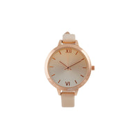 Rose Gold Ombre Thin Strap Watch - link has visual effect only