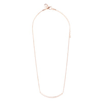 Rose Gold Sandblast Bar On Snake Chain Necklace - link has visual effect only
