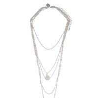 Multi Row Delicate Silver Filigree Choker - link has visual effect only