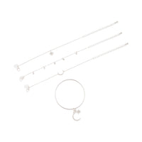 Silver Celestial Bracelet 4 Pack - link has visual effect only