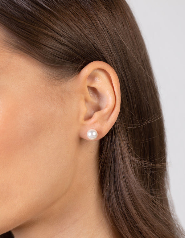 Pearl Gradual Stud Earring 3 Pack