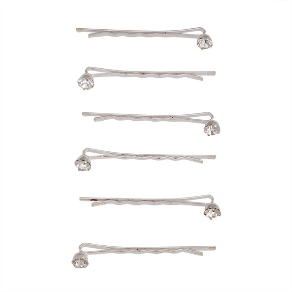 Diamante Stud Pins 6 Pack