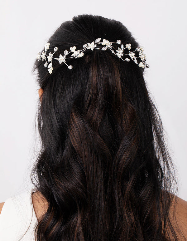 Pearl & Diamante Back Drape