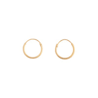Gold Plated Sterling Silver 12mm Hoop Earrings - link has visual effect only