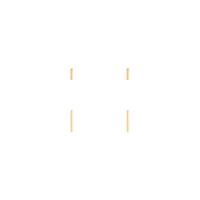 Gold Plated Sterling Silver Stick Earrings Duet - link has visual effect only