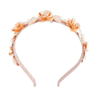 Floral Pearl Headband in Pink and Rose Gold - link has visual effect only