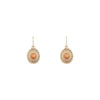 Antique Gold Mini Bohemian Disc Earrings - link has visual effect only