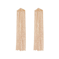 Fine Gold Tassel Earrings - link has visual effect only