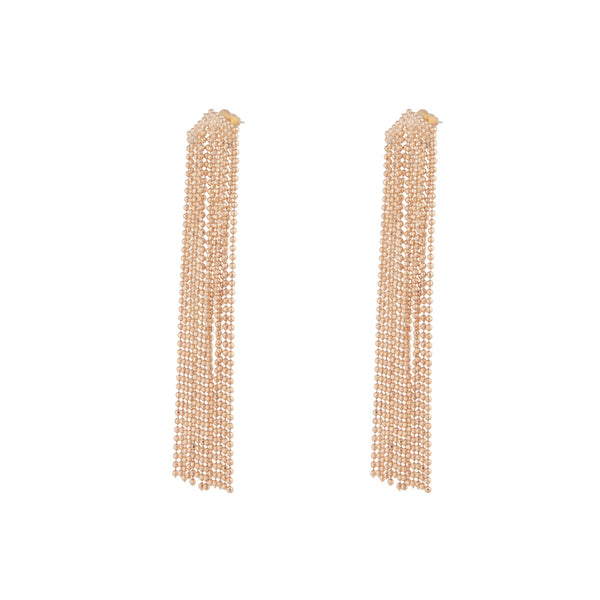 Fine Gold Tassel Earrings