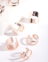 Rose Gold Cuff Earring Pack - link has visual effect only