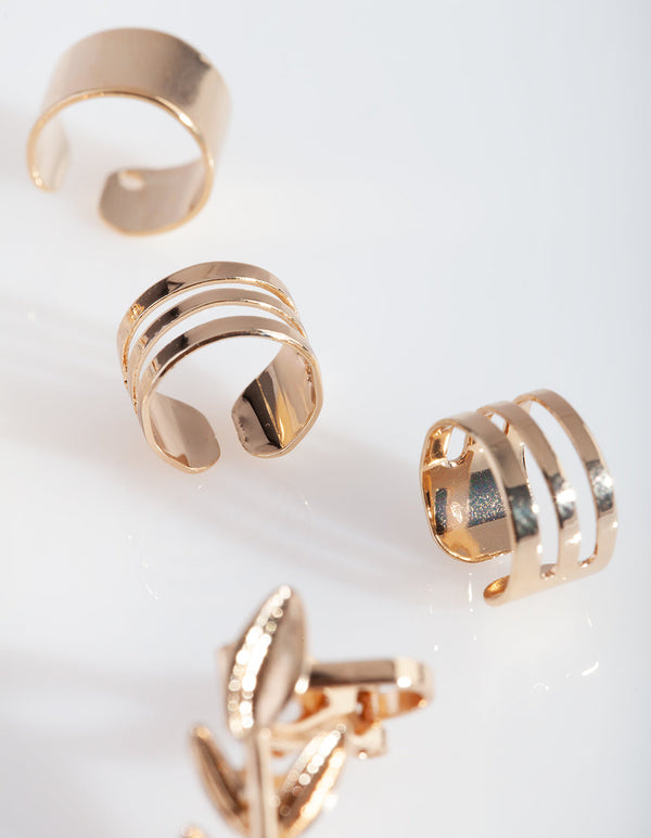 Gold Leaf 6 Pack Ear Stack
