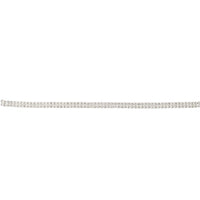 Silver Fine Double Strand Diamante Choker - link has visual effect only
