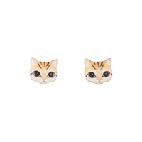 Mini Kitten Stud Earrings - link has visual effect only