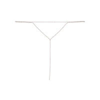 Silver Cup Chain Diamante Layered Choker - link has visual effect only