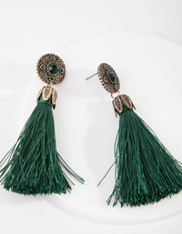 Vintage Stud Tassel Earrings - link has visual effect only