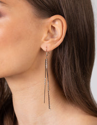 Gold Cup Chain Multi Bar Earrings - link has visual effect only
