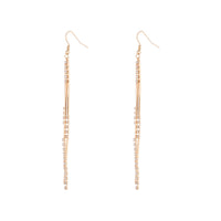 Gold Cup Chain Multi Bar Earrings - link has visual effect only
