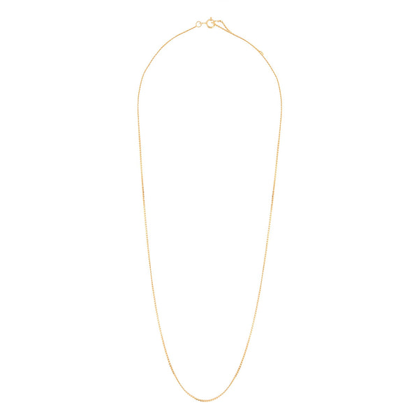 Gold Plated Sterling Silver Twist Chain Necklace