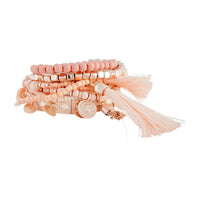 Rose Gold and Pink Mix Bracelet Pack - link has visual effect only