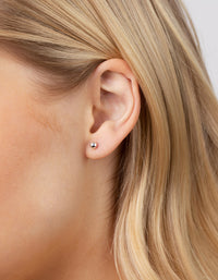 Sterling Silver Gradual Ball Hoop Earring Pack - link has visual effect only