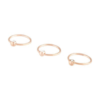Rose Gold Upper Ear Hoop Earrings - link has visual effect only