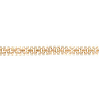 Gold Link Chain Bracelet - link has visual effect only
