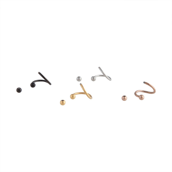 Mixed Metals Twist Earring 4 Pack