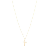 Gold Plated 925 SS CroSS Pendant Necklace - link has visual effect only