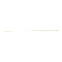 Gold Plated Sterling Silver Bead Chain Anklet - link has visual effect only