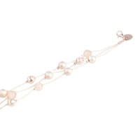 Rose Gold Mix Bead Cat Eye Chain Bracelet - link has visual effect only
