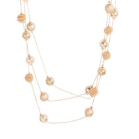 Gold Bauble Necklace - link has visual effect only