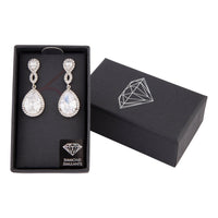 Crystal Twist Teardrop Earring - link has visual effect only
