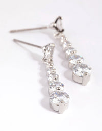 Small Graduated Crystal Drop Earrings - link has visual effect only