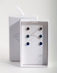 Mixed Blue 5mm Stud 3 Pack - link has visual effect only