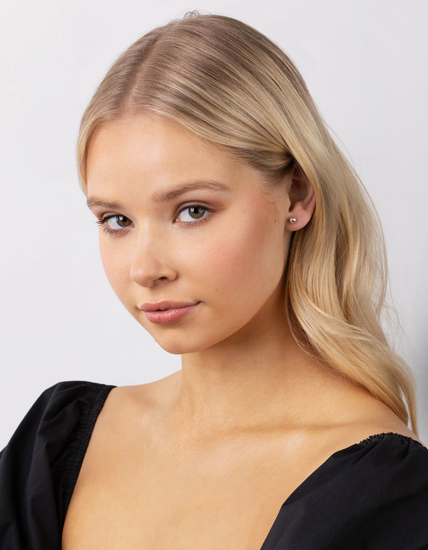 Sterling Silver Graduated Stud Pack