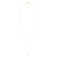 Gold Plated Sterling Silver Cubic Zirconia Carat Pendant Necklace - link has visual effect only