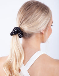 Monochrome Spot Check Scrunchie 3 Pack - link has visual effect only