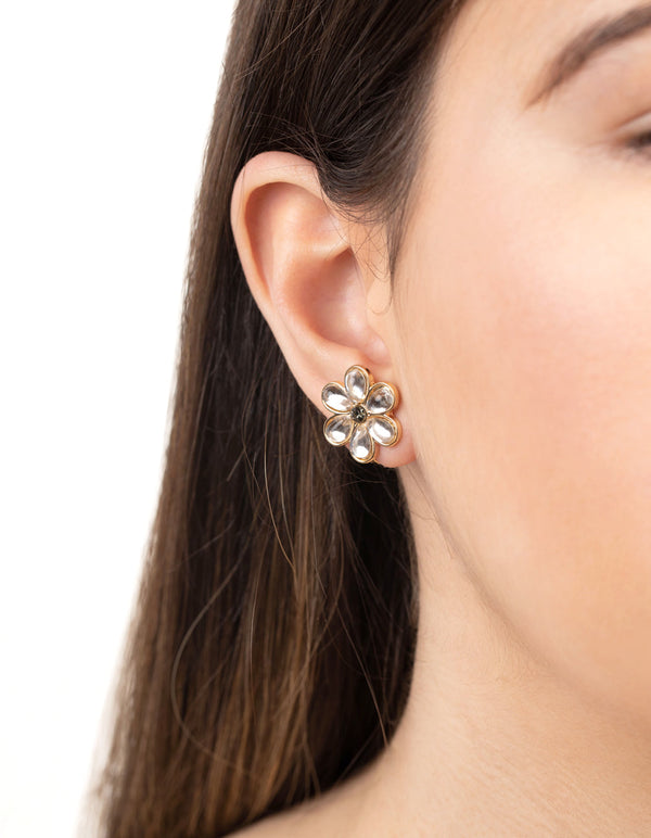A Gold Tone Clip On Earring Pack
