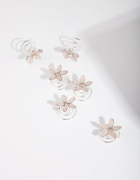 Pink Gem Hair Screw 6 Pack - link has visual effect only