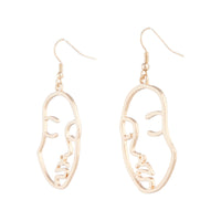 Gold Small Face Earrings - link has visual effect only